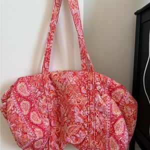 Vera Bradley Pink Paisley Duffle Bag